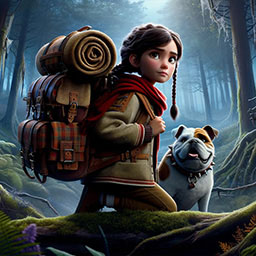 An image still from an animated movie staring Wednesday and Beth.